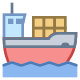 Barco de carga icon