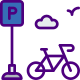 Parcheggio bici icon