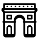 Arc de triomphe icon