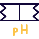 PS testing paper acid and basic chemical analysis icon