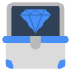 external-Diamond-gaming-Vectorslab-flat-Vectorslab-3 icon
