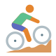 ciclismo-bicicleta-de-montaña-piel-tipo-3 icon