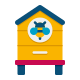 external-bee-hive-farm-flaticons-flat-flat-icons icon