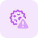 Pandemic virus alert isolated on a white background icon