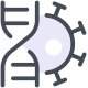 Virus DNA icon