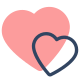 Two Hearts icon