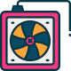 cooling fan icon