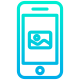 Smartphone Image icon