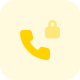 Padlock logotype and cellular device with modern features icon