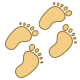 Baby Footprint icon