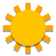 Sun icon