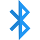 Bluetooth a wireless technology standard for exchanging data icon