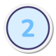 2 en círculo icon