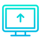 Monitor Upload icon