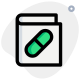 Course of Medical Science with a syllabus of medicine and drugs icon