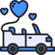 wedding car icon