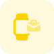 Smartwatch compatible app for the job portal website icon