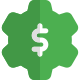 Finance and money setting with dollar sign icon