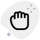 Hand finger squeeze gesture to close all application running icon