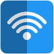 Wifi Signal for railway station and public use icon