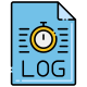 logs externos-ciência da computação-flaticons-lineal-color-flat-icons icon