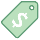 Etiqueta de Preço USD icon