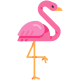 Flamant rose icon