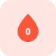 Rare type of blood with o negative icon