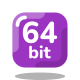 64 bits icon