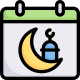 Calendar ramadan icon
