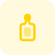 Mouthwash to maintain the oral hygiene isolated on a white background icon