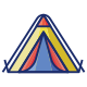 野营帐篷 icon