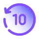 Rückgängig 10 icon