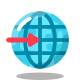 Globo giratorio icon