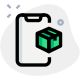 Online tracking of parcel delivery realtime location icon