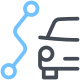 Autofahrt-Route icon