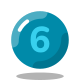 Circled 6 icon