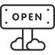 Open Sign icon