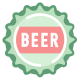Kronkorken Bierflasche icon