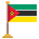 Mosambik-Flagge icon
