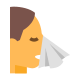 Sneezing In A Tissue icon