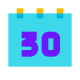 Calendario 30 icon