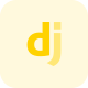 Django a high-level Python Web framework that encourages rapid development icon