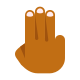pele de três dedos tipo 5 icon