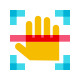 Handflächenscan icon