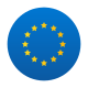 bandeira circular da união europeia icon
