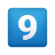 Кнопка цифра 9 icon