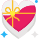 heart gift icon