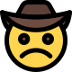 Cowboy Frowning icon