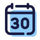 Calendario 30 icon